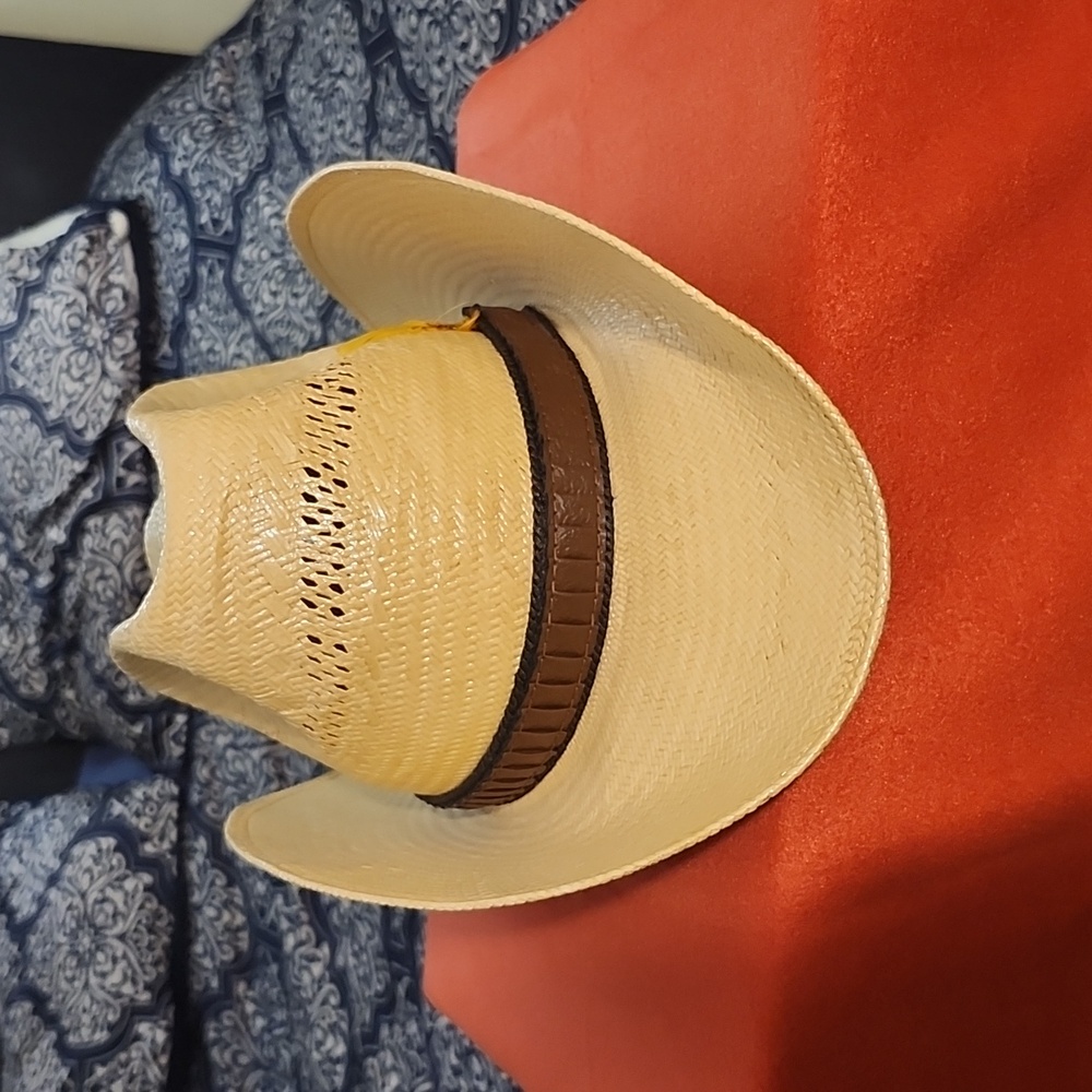 Stetson Roadrunner Bryantcote Straw Cowboy Hat 7 1/4